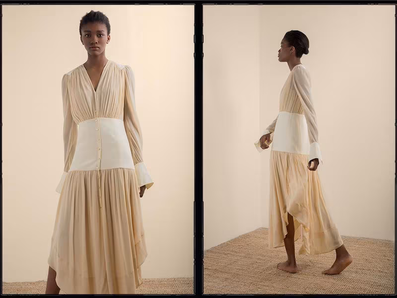 Chloé Silk-Blend Dress