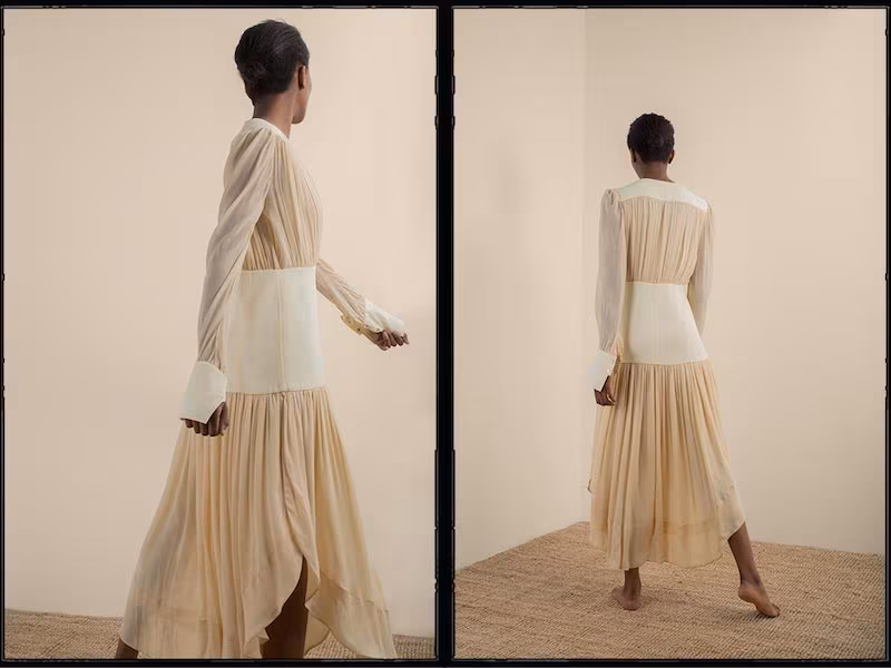 Chloé Silk-Blend Dress