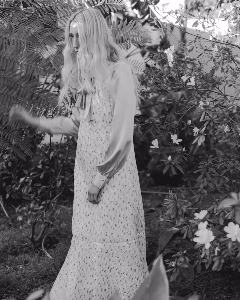 Creatures Of Comfort Lawrence Dress in Yellow Floral