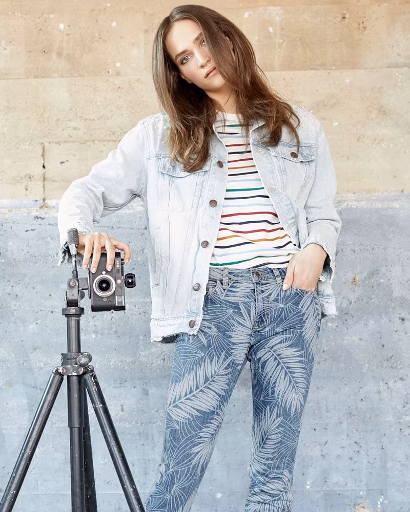 Current/Elliott Boyfriend Trucker Denim Jacket