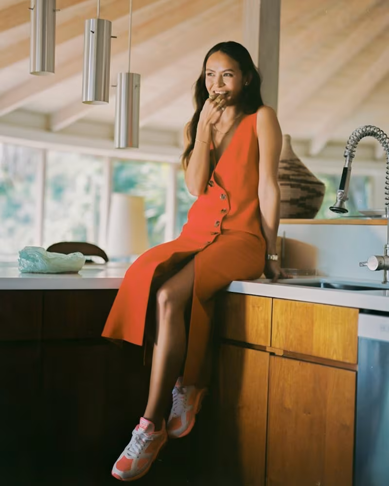Khaite Red Christy Dress