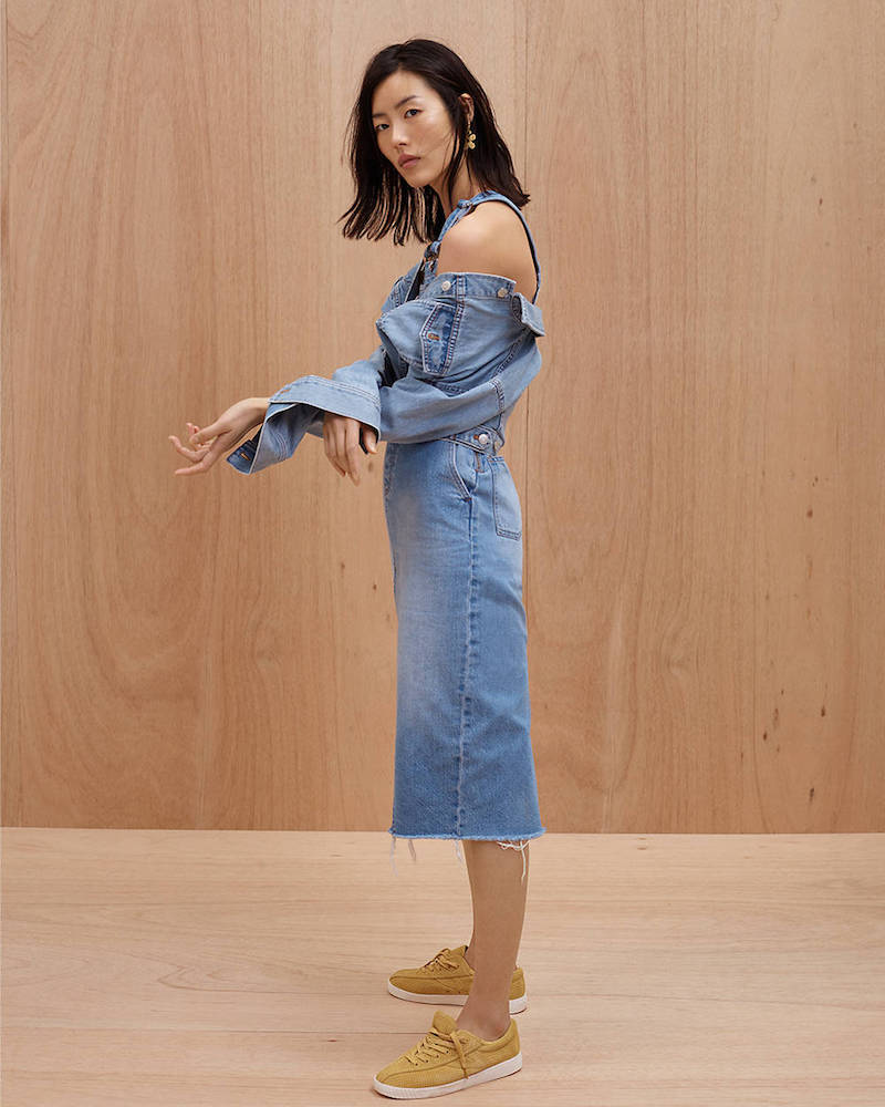 Madewell Reconstructed Overall Jumper