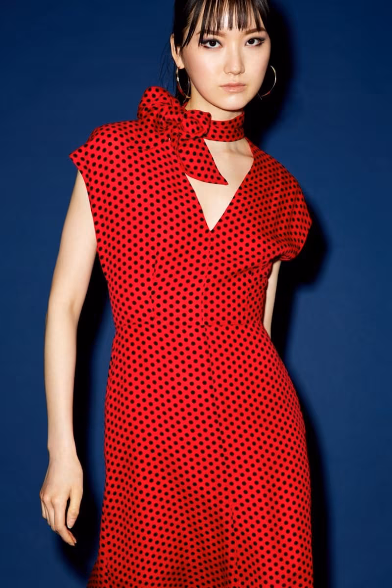 Milly Gabby Dot Print Scarf Dress