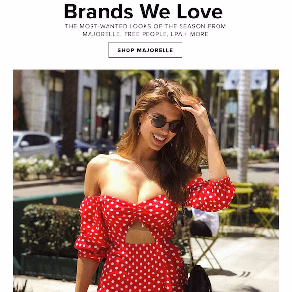 Most-Loved Looks From MAJORELLE, Free People, LPA and More