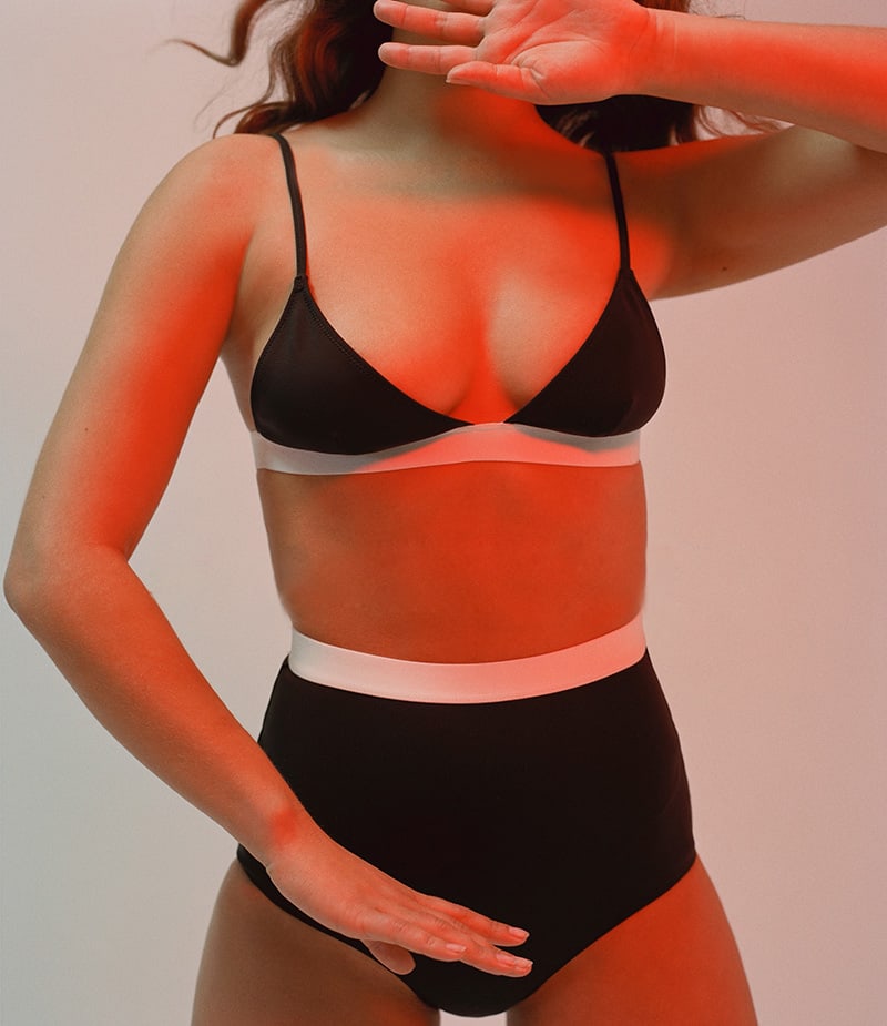 Rochelle Sara Emily High-Waist Bikini Bottom