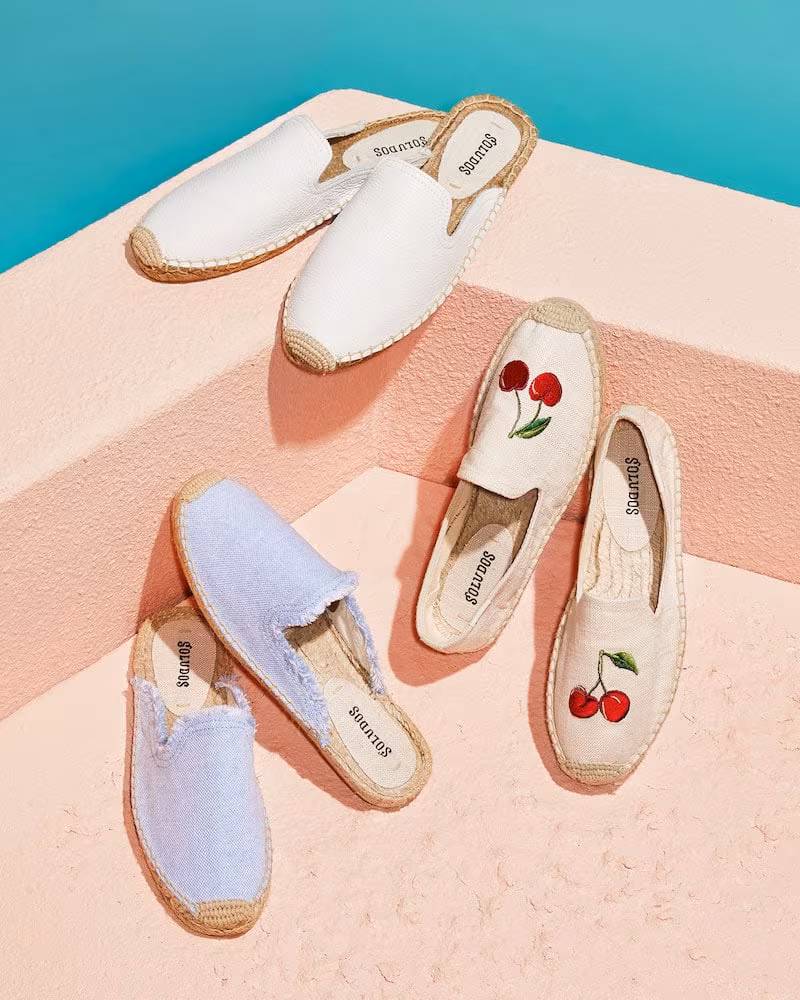 Soludos Tumbled Leather Mules