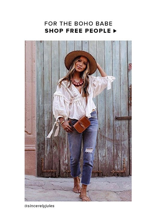 For the boho babe. Shop Free People