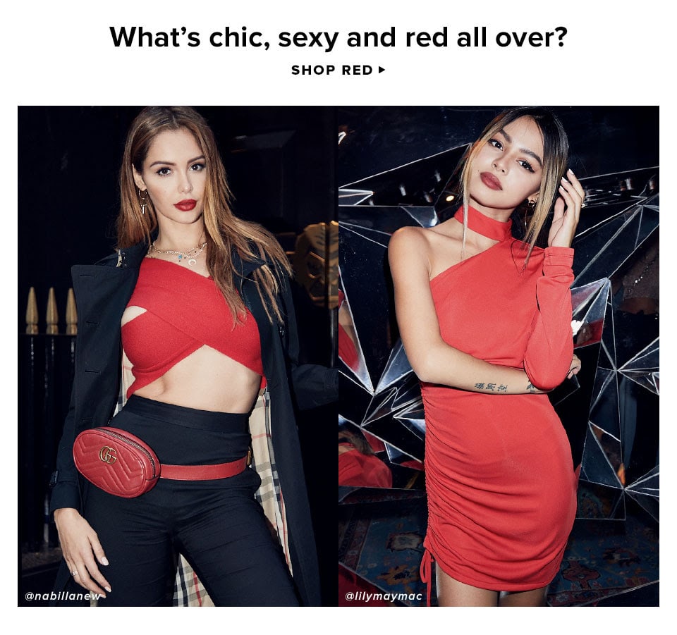What’s chic, sexy and red all over? Shop Red.