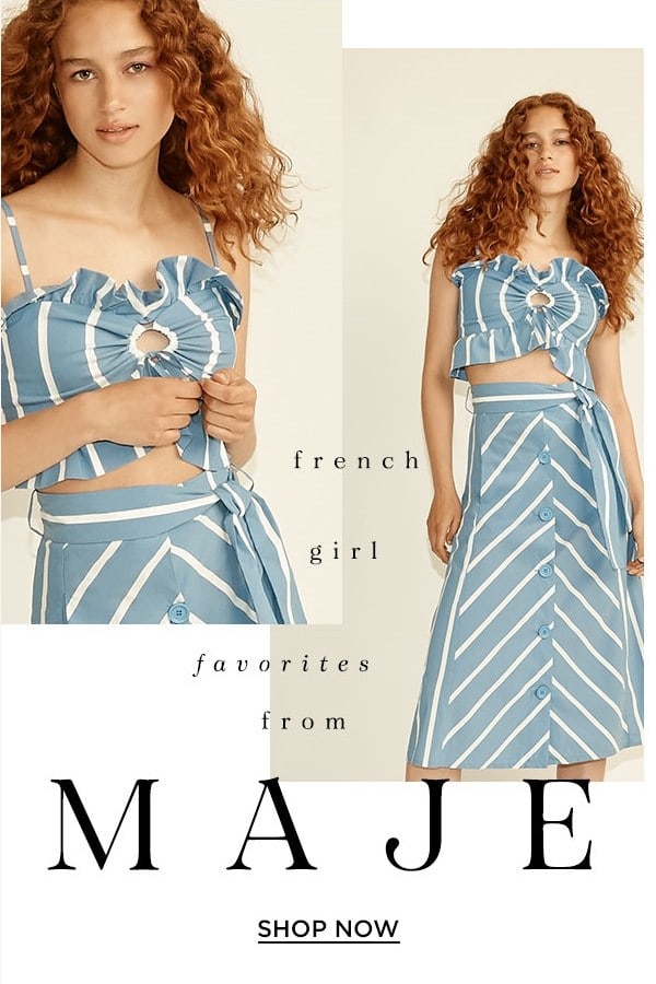 Shop Maje Clothing & Designer Apparel Now