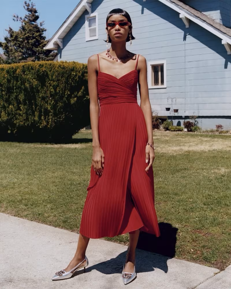 A.L.C. Sierra Plissé Dress
