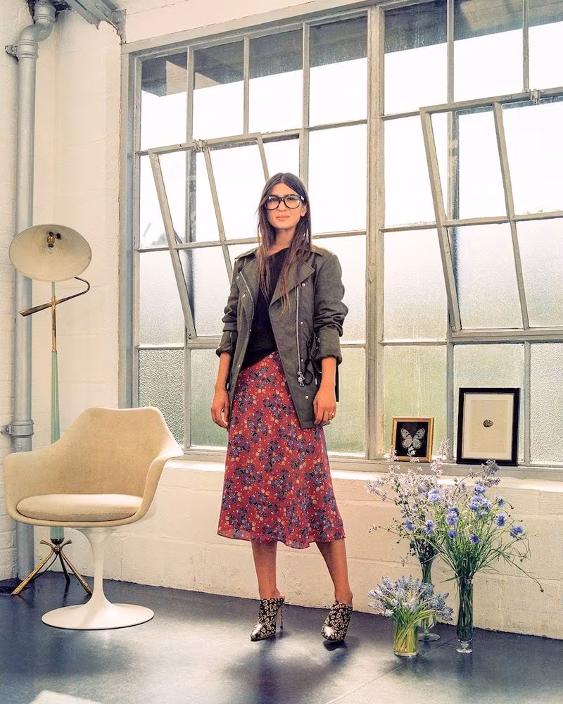 Altuzarra Caroline Floral-Print Skirt