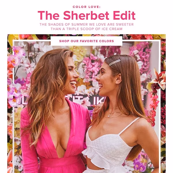 Color Love: Summer 2018 The Sherbet Edit