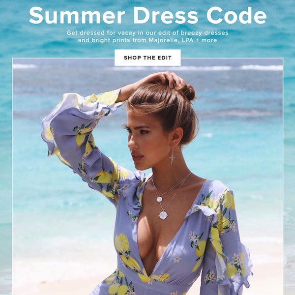 REVOLVE Fashion Edit // Summer Vacay Code 2018