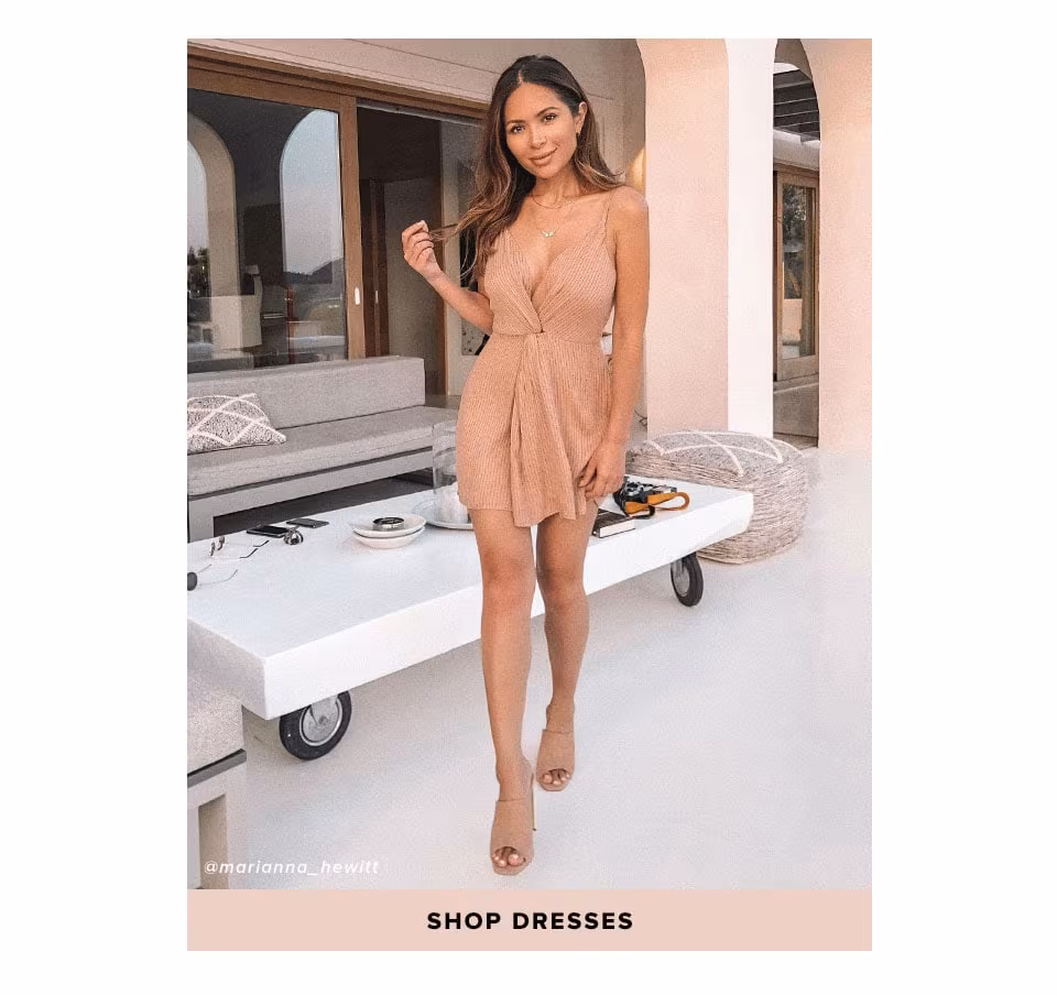 The Weekend Edit. Shop Dresses.
