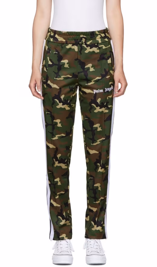 Palm Angels - Green Camo Classic Track Pants