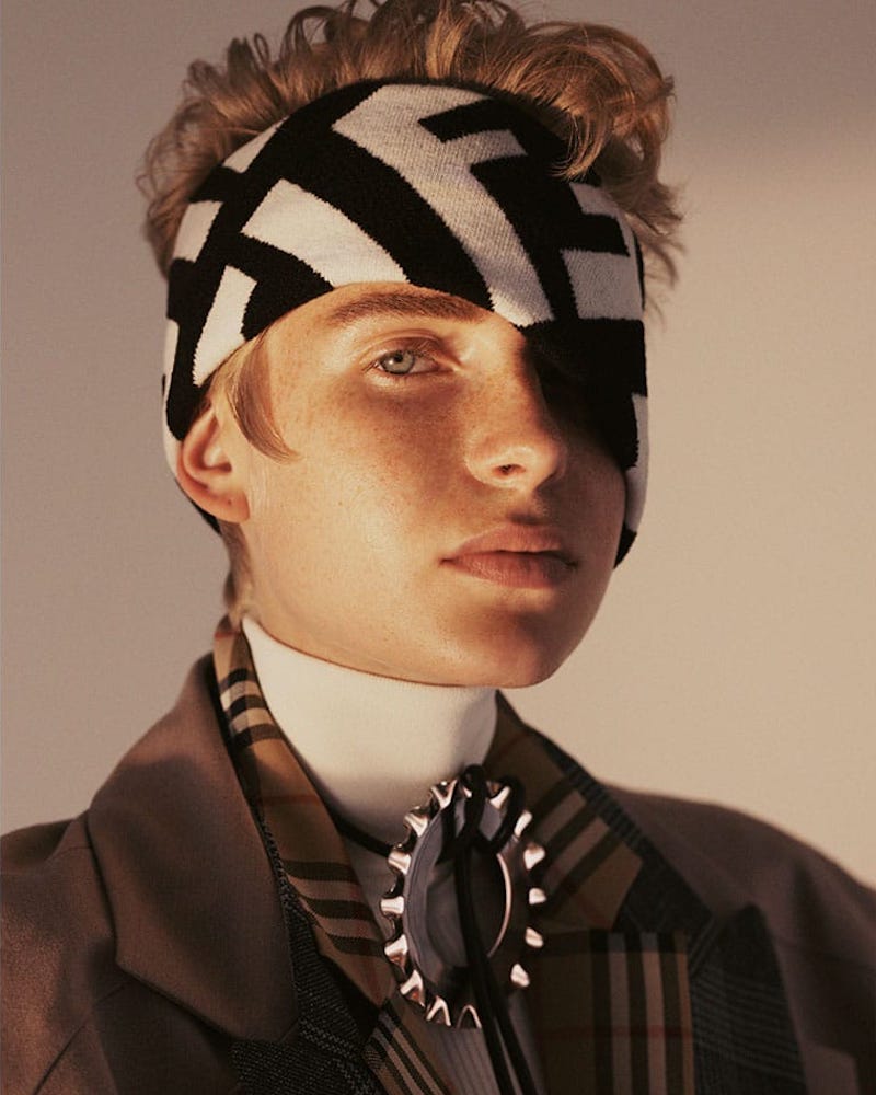 Fendi Logo Intarsia-Knit Headband