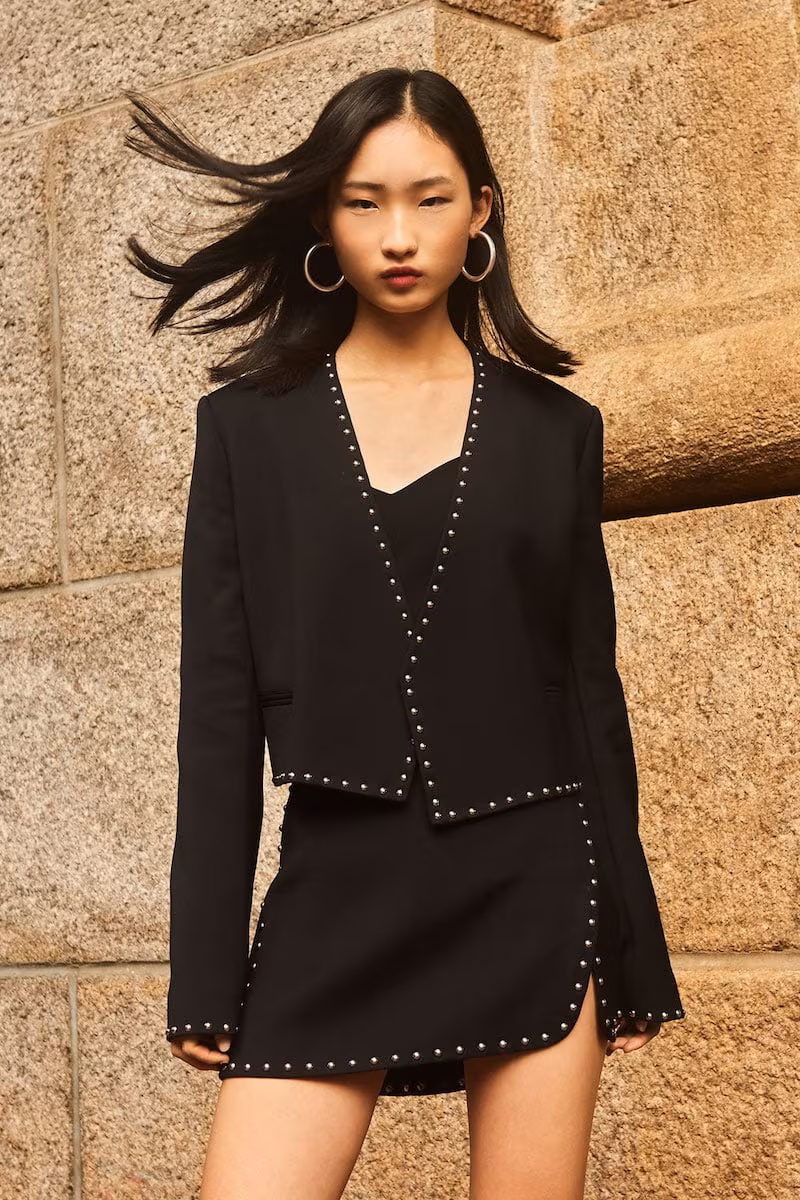 Helmut Lang Studded Suit Jacket