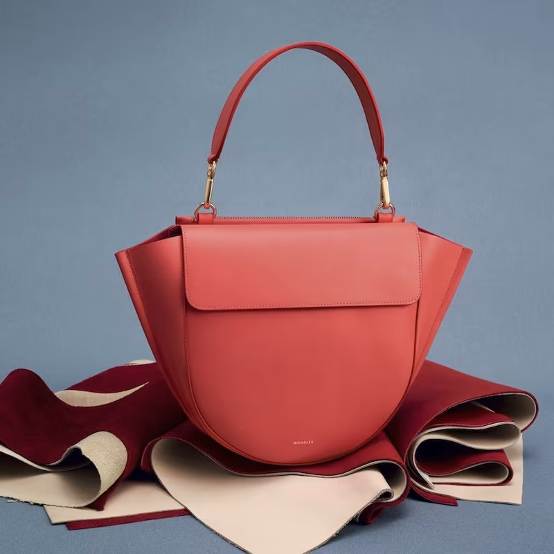 Wandler Hortensia Medium Leather Shoulder Bag