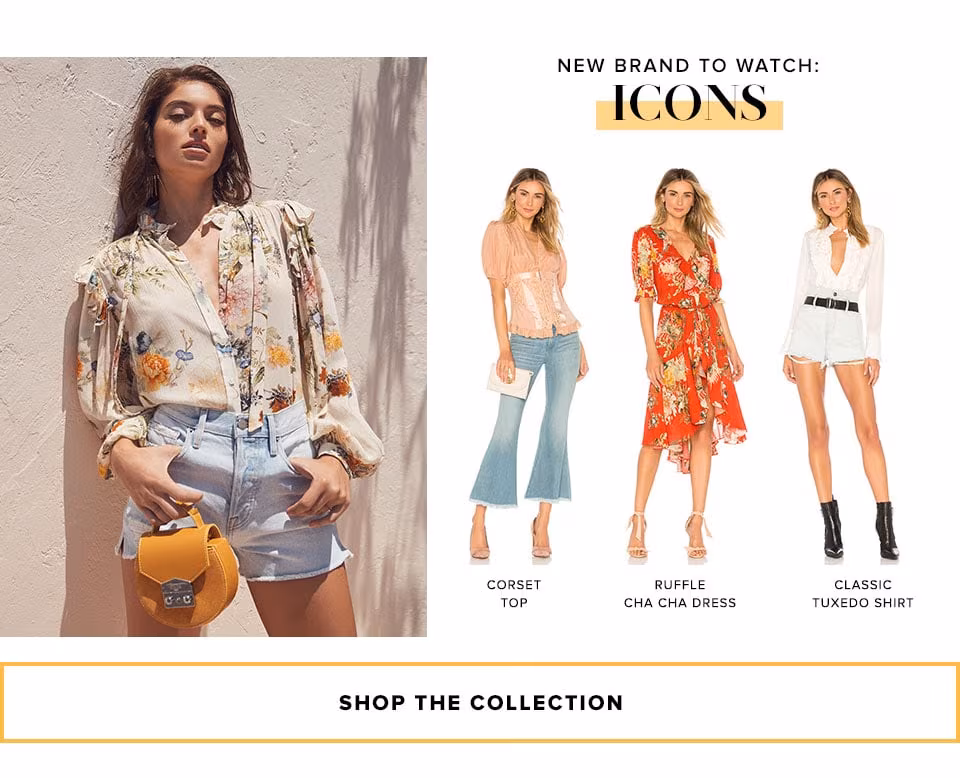 New brand to watch: Icons. Shop the collection.