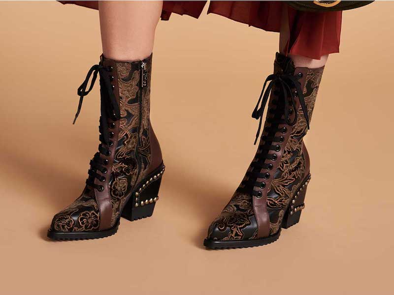 Chloé Rylee Embellished Tall Boots