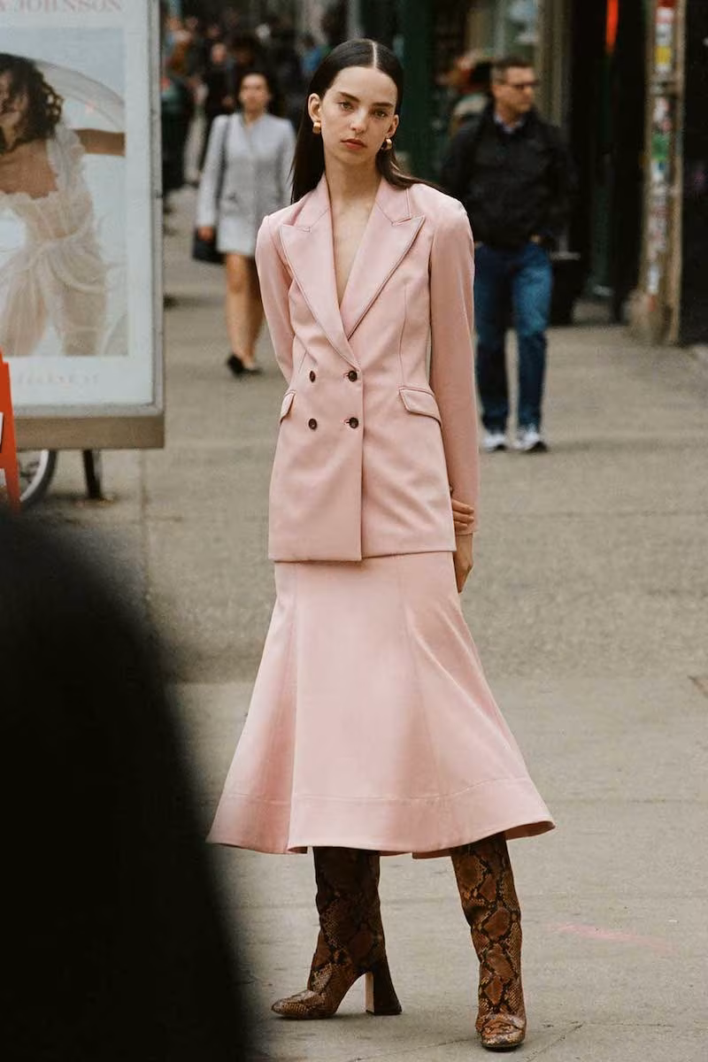 Gabriela Hearst Angela Wool Double-Breasted Blazer