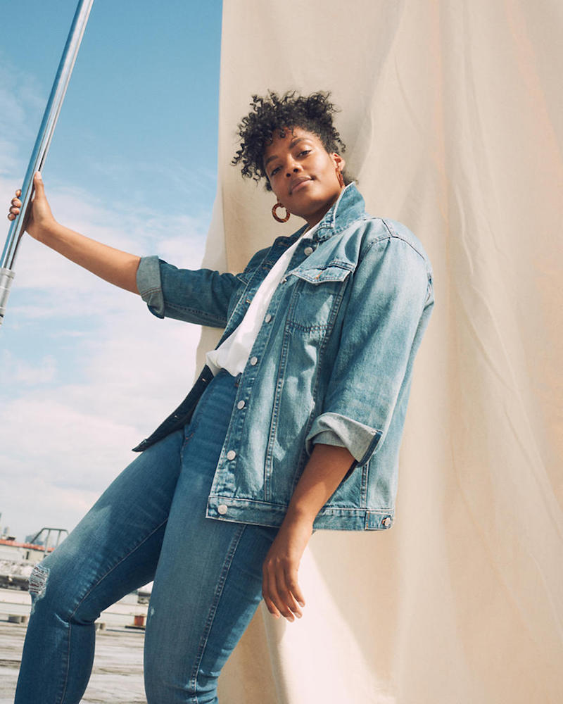 Madewell The Oversized Jean Jacket in Capstone Wash
