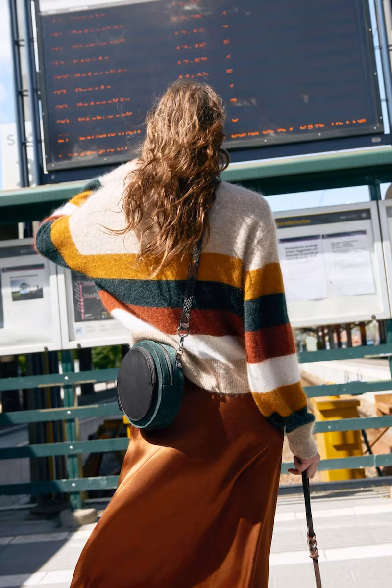 & Other Stories Striped Wool Blend Sweater