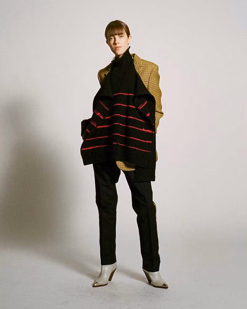 Raf Simons Single-Breasted Wool Tweed Blazer