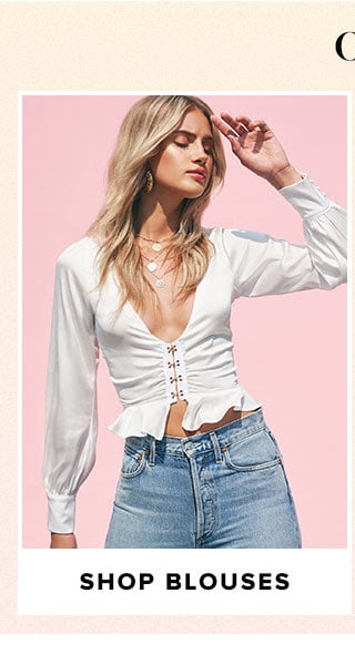 Outfit-Making Staples. Shop blouses.