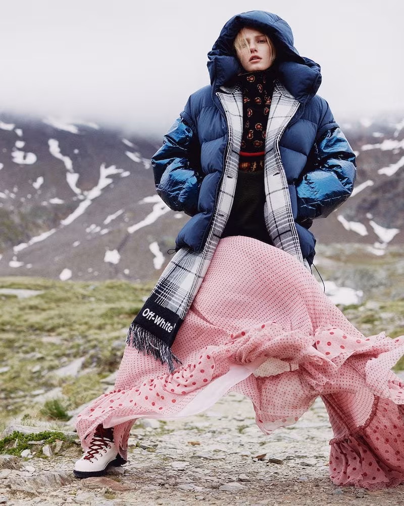 A. A. Spectrum High Point Down-Filled Bomber Jacket