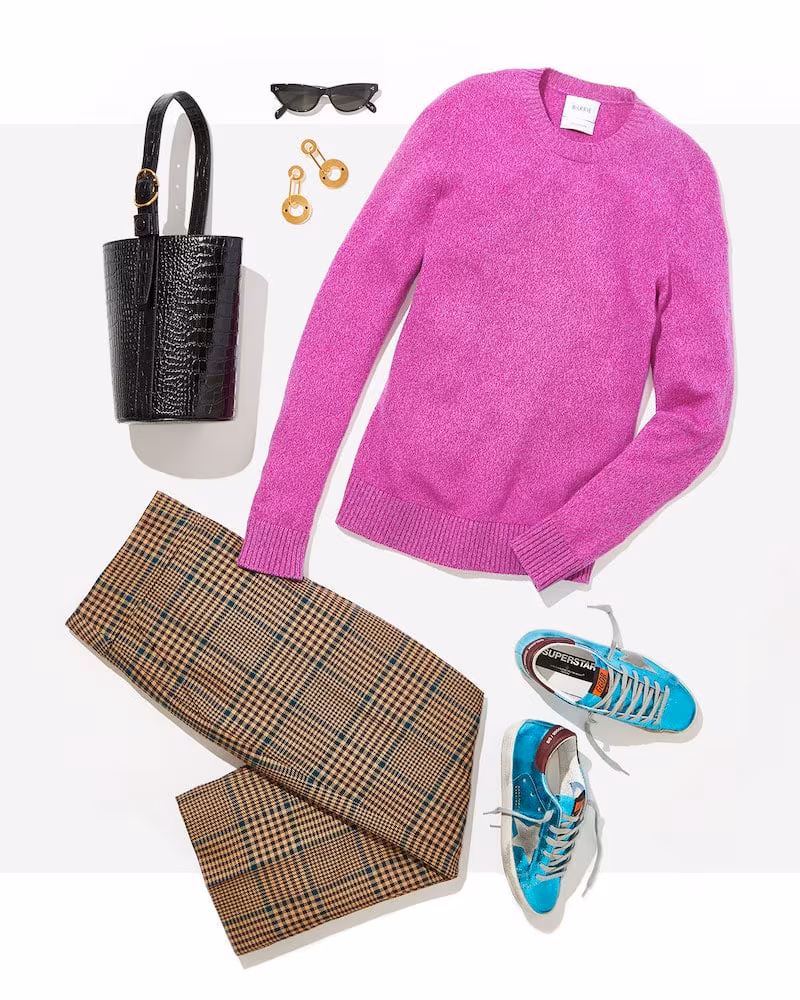 Barrie Crew Neck Cashmere Pullover