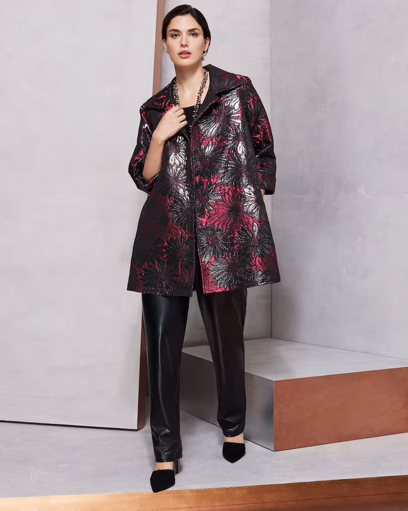 Caroline Rose Center Stage Jacquard Party Jacket