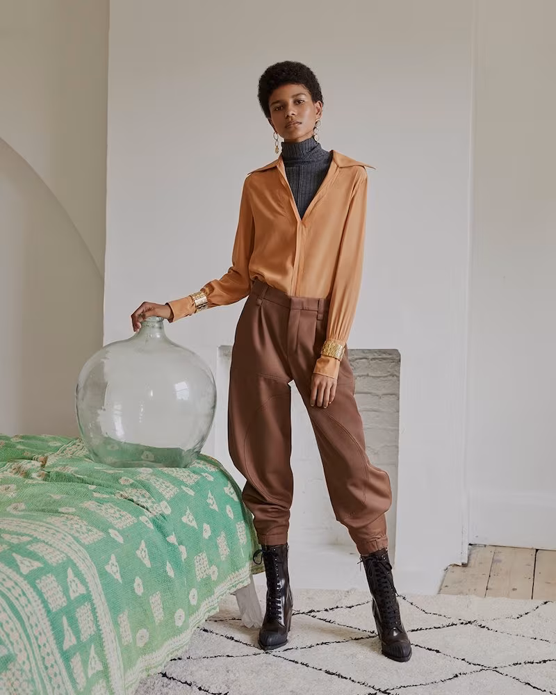 Chloé Gabardine Trousers