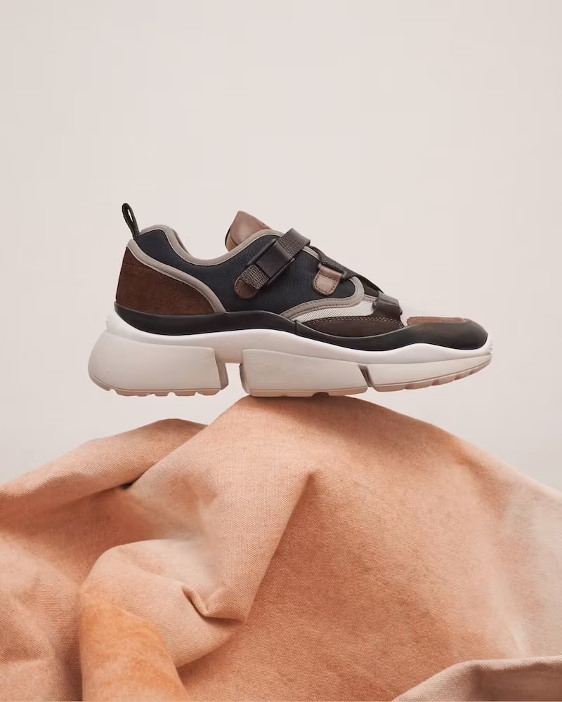 Chloé Sonnie Crisscross-Strap Sneakers