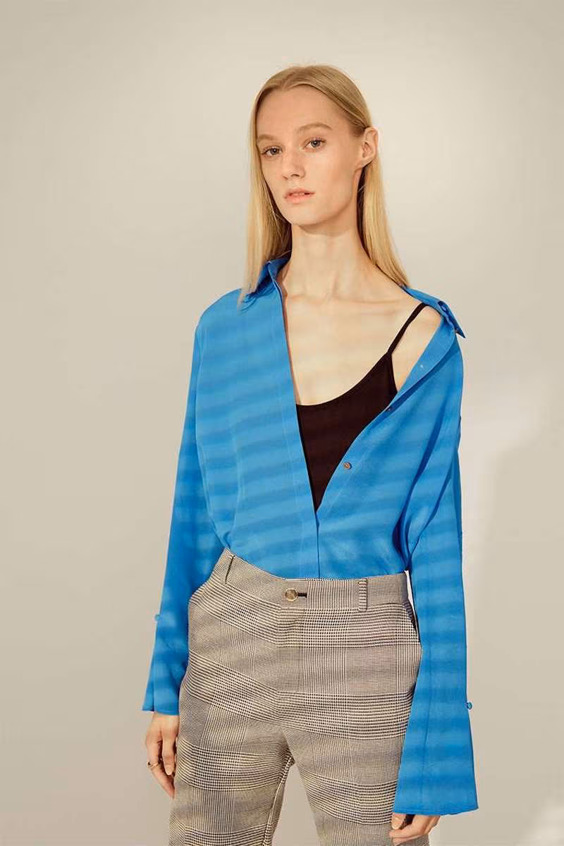Club Monaco Gaelinda Silk Shirt