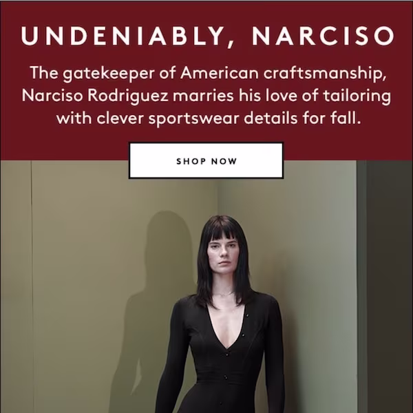 How Narciso Rodriguez Mixes Sport & Glamour for Fall 2018