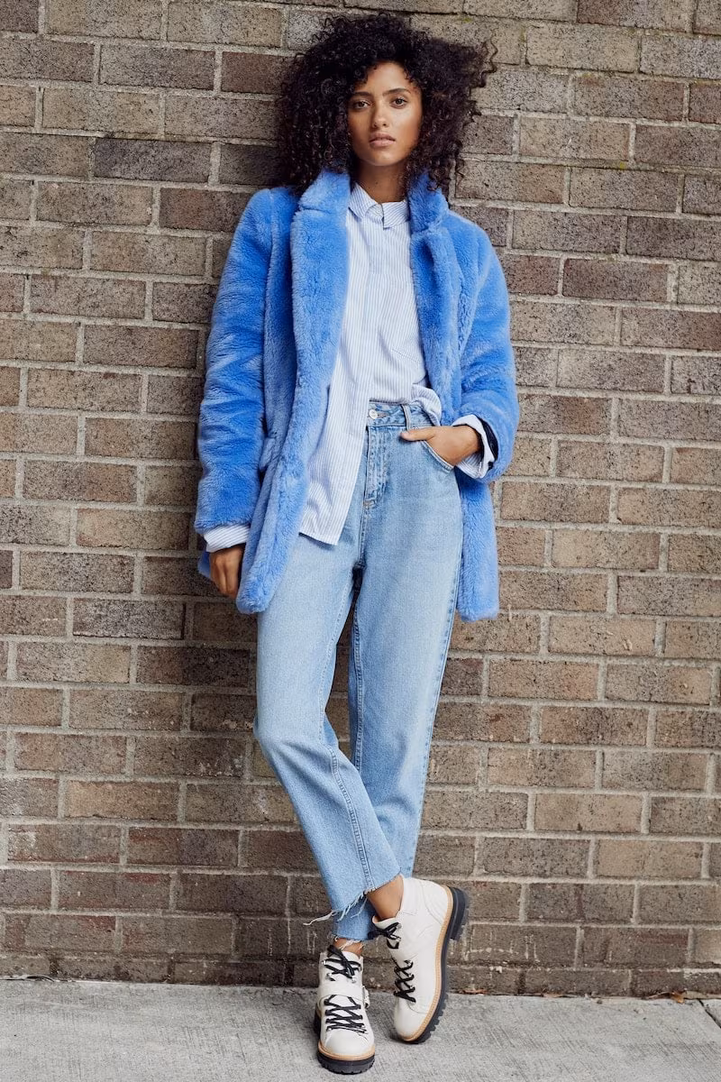 J.Crew Yuna Teddy Faux Fur Jacket