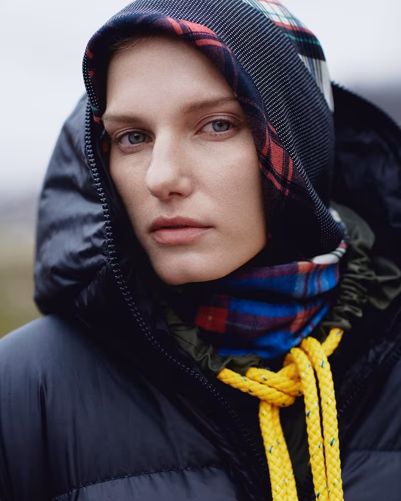 Katharine Hamnett London Love Quilted Shell Coat