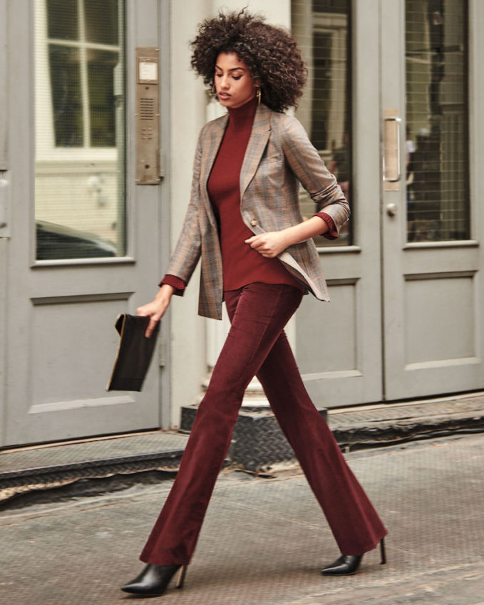 Lafayette 148 New York Mercer Curated Corduroy Flared Pants