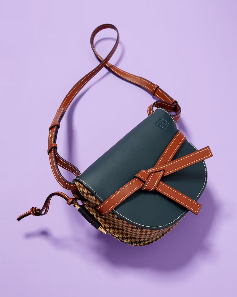 Loewe Gate Tweed Small Shoulder Bag