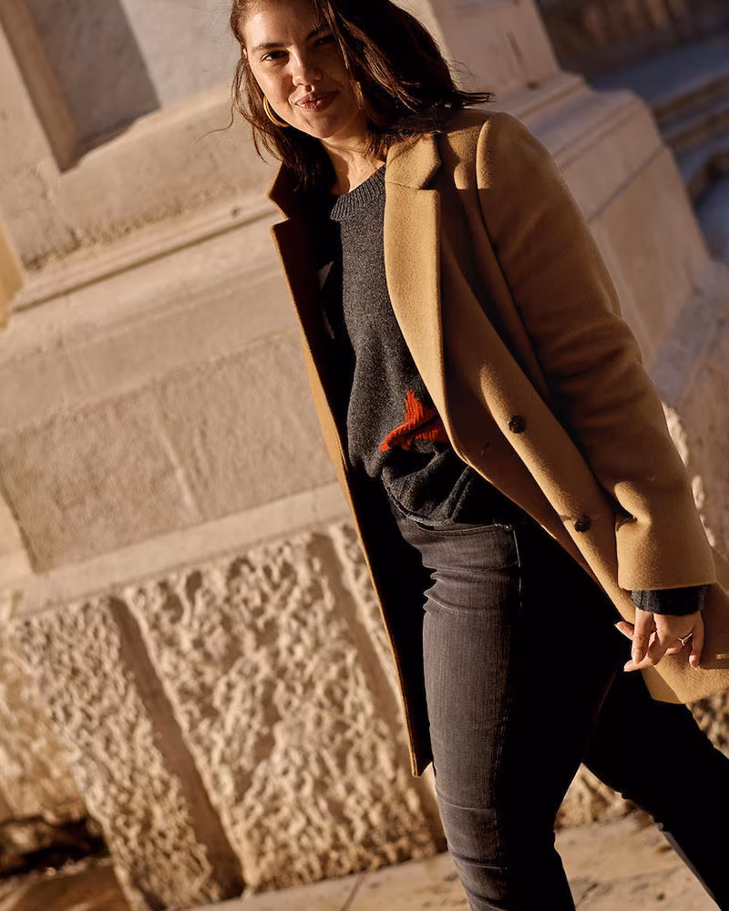 Madewell Hollis Double-Breasted Coat
