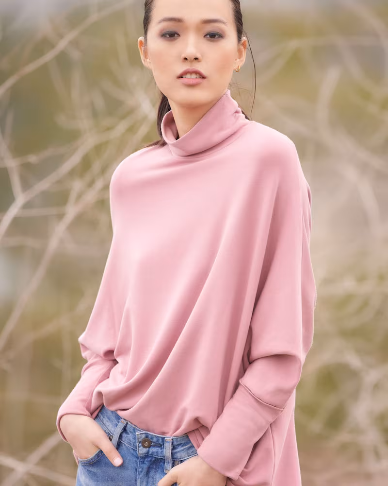 Majestic Paris for Neiman Marcus Cowl-Neck Jersey Top
