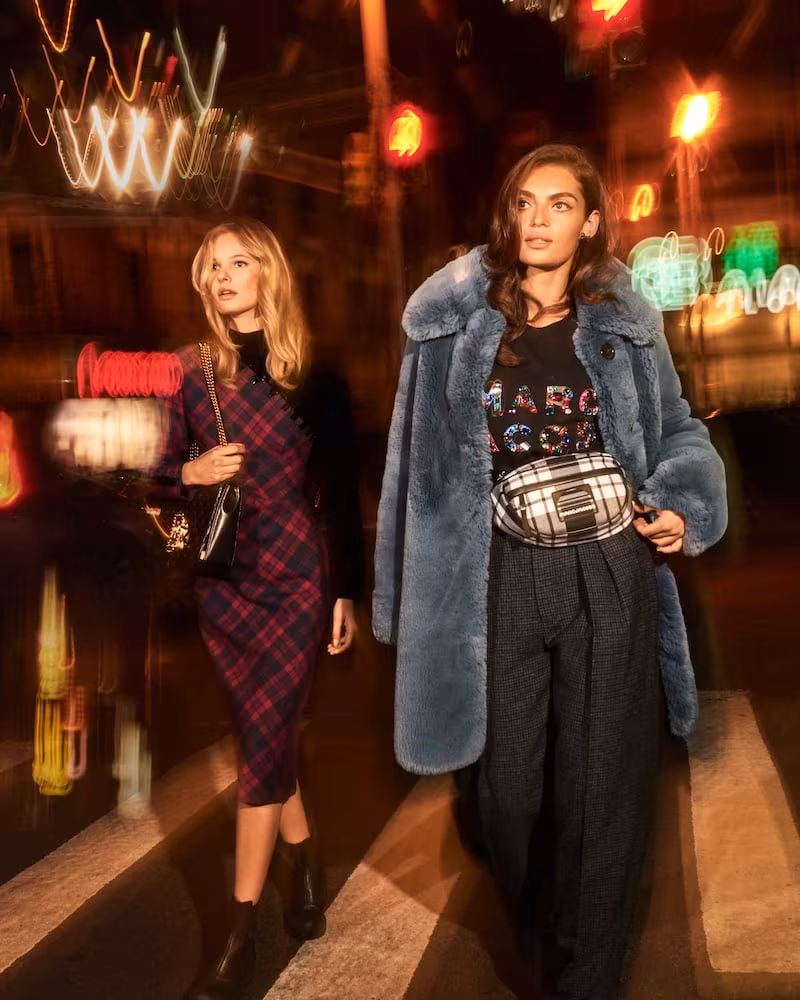 Marc Jacobs Embroidered Plaid Dress