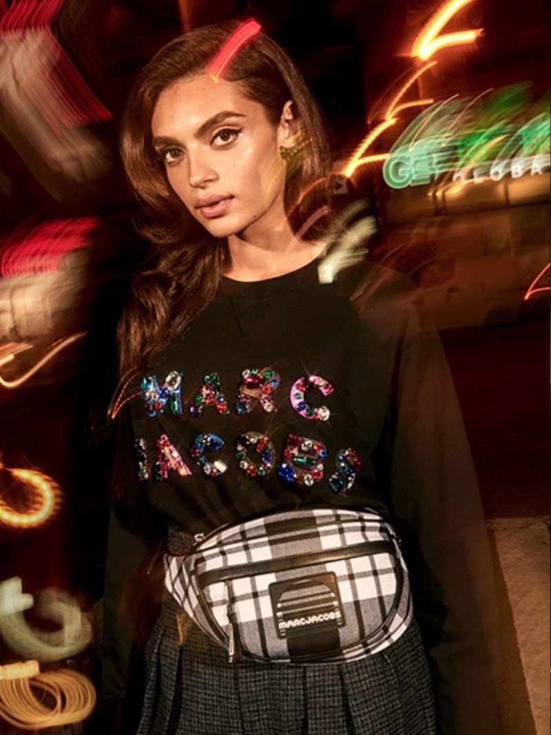Marc Jacobs Lux Sweatshirt with Crystals
