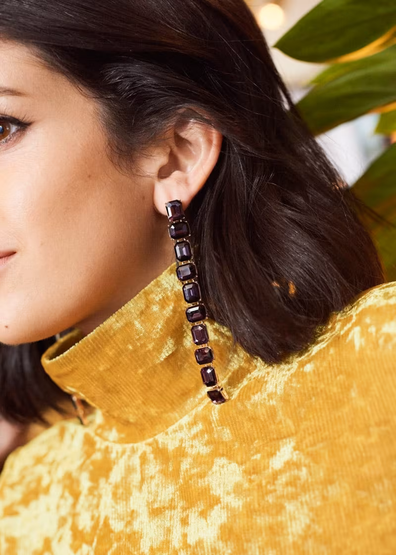 & Other Stories Crystal Drop Earrings