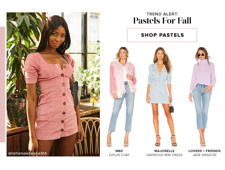 Trend Alert: Pastels For Fall. Shop Pastels.