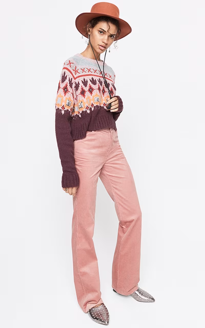 Cinq à Sept Gianni Fair Isle Sweater