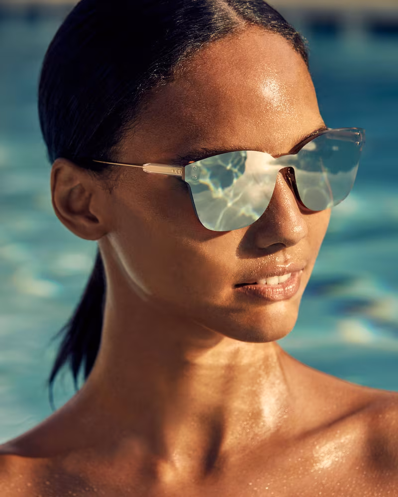 Dior ColorQuake2 Rectangle Shield Sunglasses