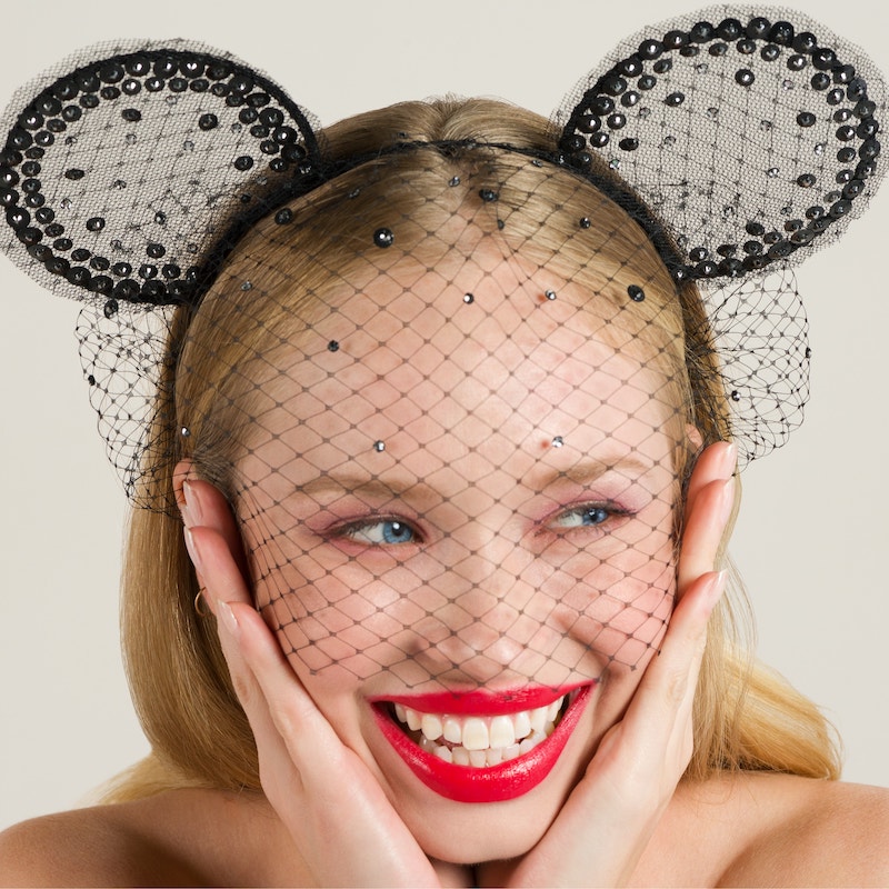 Gigi Burris Millinery x Disney Mickey Magic Moment Midnight Veil Headband