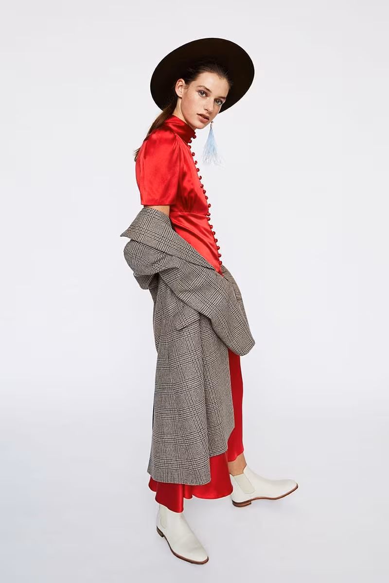 Hillier Bartley Plimpton Silk-Satin Dress